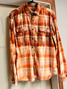 Orange Bleached Flannel