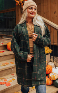 Dani Plaid Coat