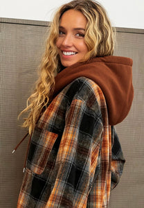 Fireside Flannel Hooded Jacket