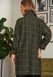 Dani Plaid Coat