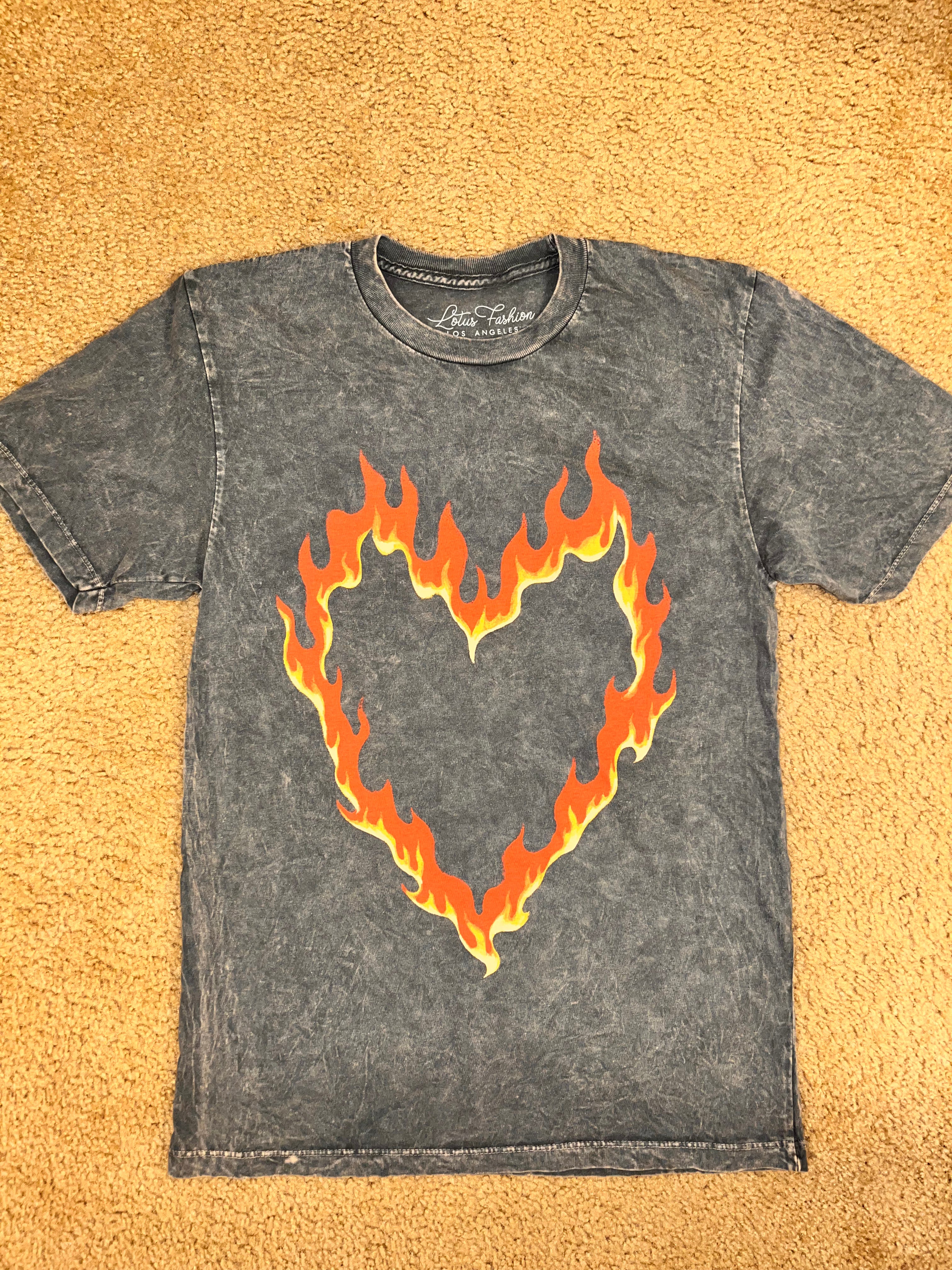 Flaming Hearts Tee