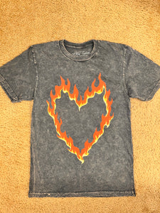 Flaming Hearts Tee