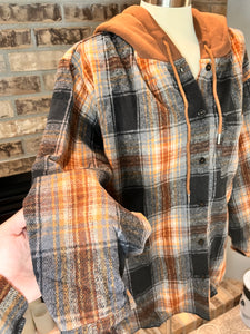 Fireside Flannel Hooded Jacket