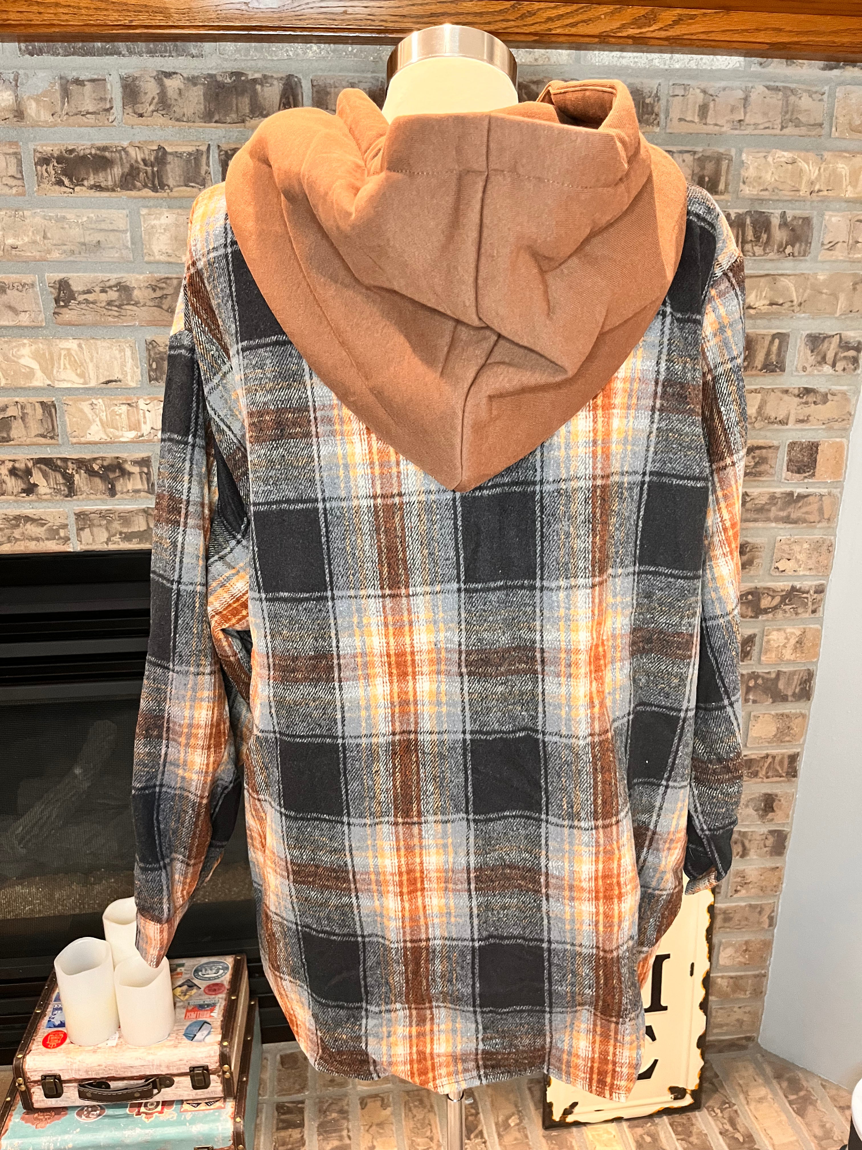 Fireside Flannel Hooded Jacket