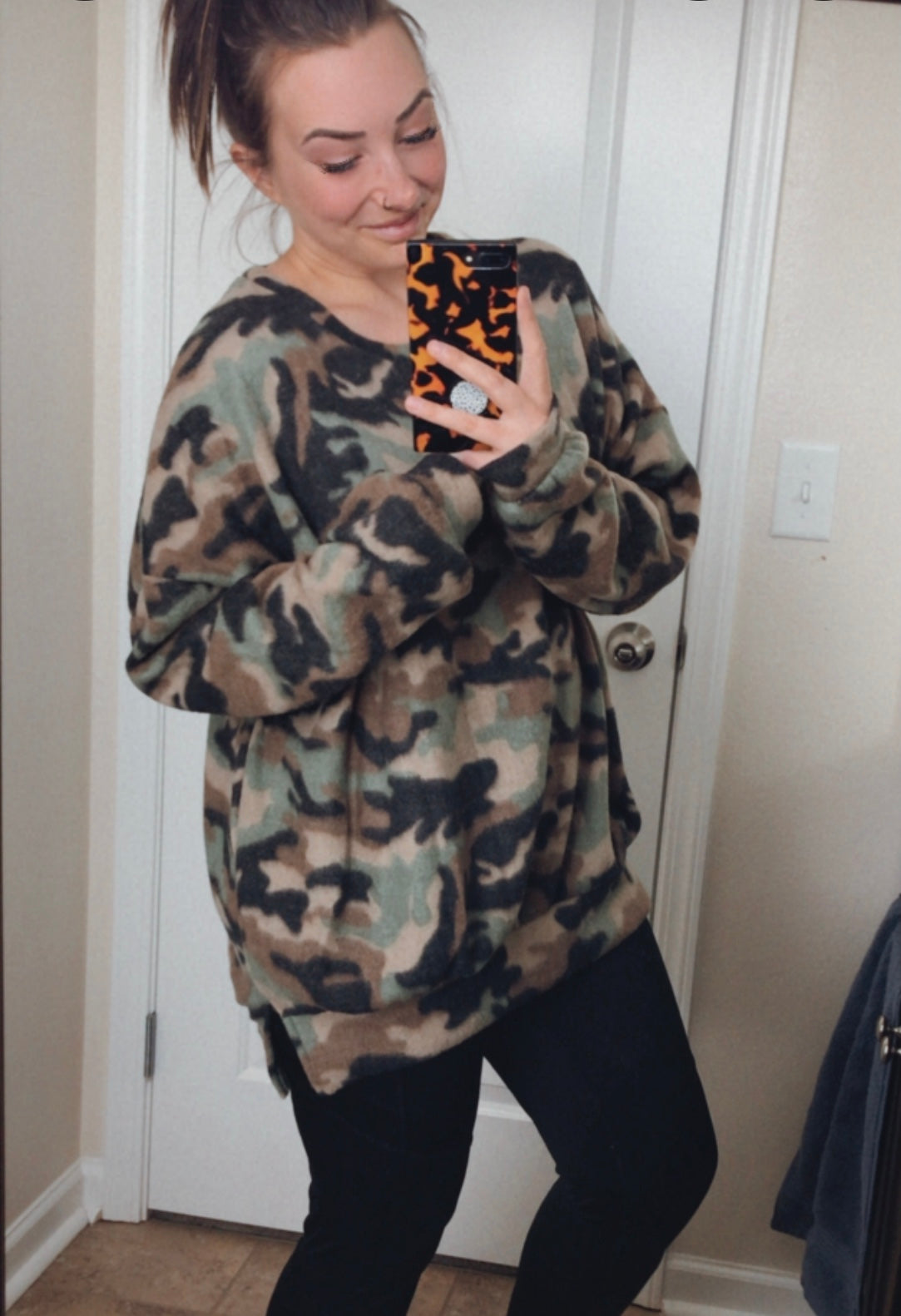 Brushed Camo Sweatshirt