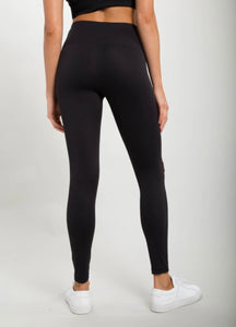 Mono B Laser Cut Leggings in Black