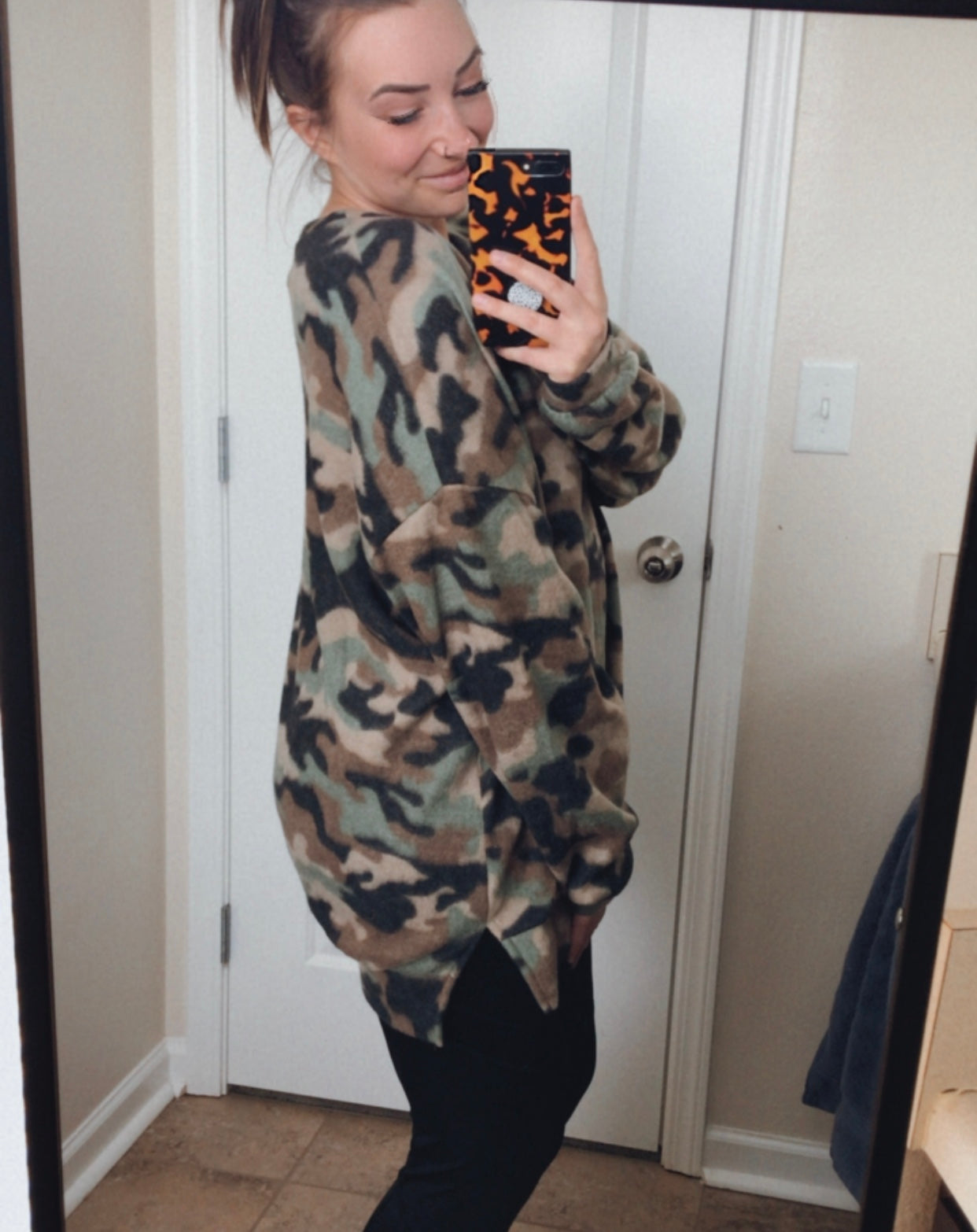 Brushed Camo Sweatshirt