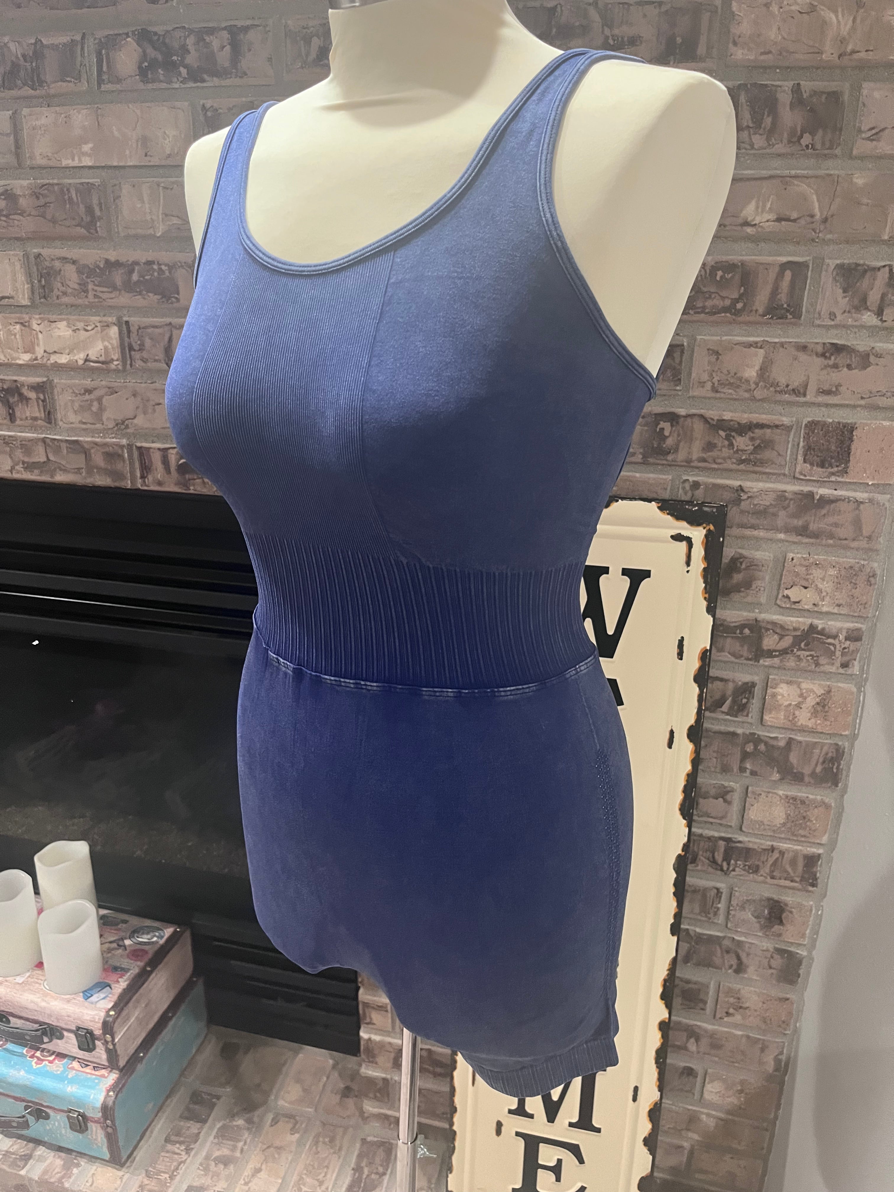 Washed Sports Romper